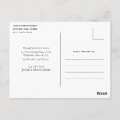 サンタすてきクロースクラシッククリスマス ポストカード (裏面)