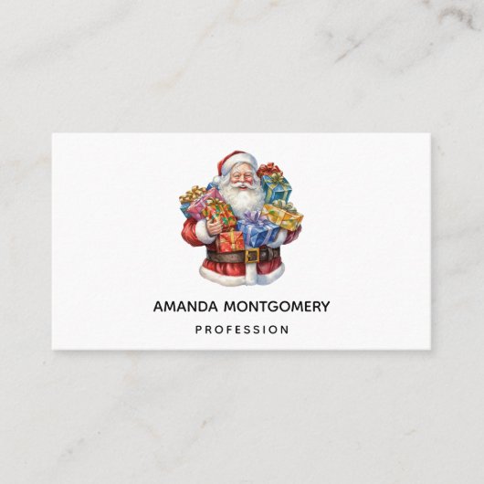 サンタすてきクロースクラシッククリスマス 名刺 (正面)