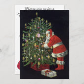 サンタすてきクロース招待状 招待状 (正面/裏面)