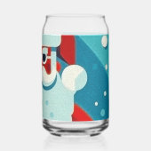 サンタすてきクロース顔 ガラス缶 (裏面)