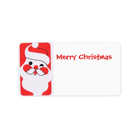 サンタすてきクロース ラベル (正面)