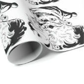 サンタすてきクロースBLACK ラッピングペーパー (ロールコーナー)