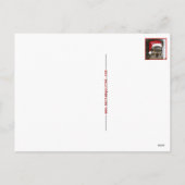 サンタすてきハットを着たリス・サンタリス シーズンポストカード (裏面)