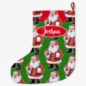 サンタすてきボカスタムーイズクリスマスストッキング ラージクリスマスストッキング (裏面)