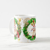 サンタすてき：お休みにぴったりのプレゼント コーヒーマグカップ (正面左)