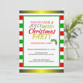 サンタすてき&メリークリスマスパーティの招待状 招待状 (スタンド正面)