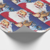 サンタすてき。 ラッピングペーパー (角)