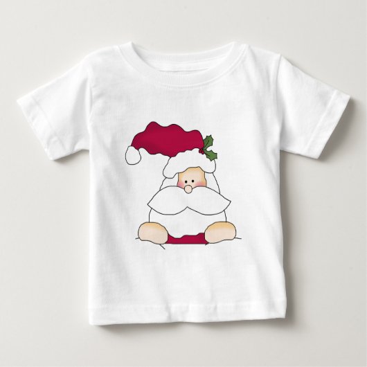 サンタすてきTシャツとギフト ベビーTシャツ (正面)