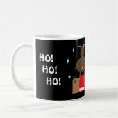 サンタそりとトナカイのクリスマスマグ コーヒーマグカップ (左)