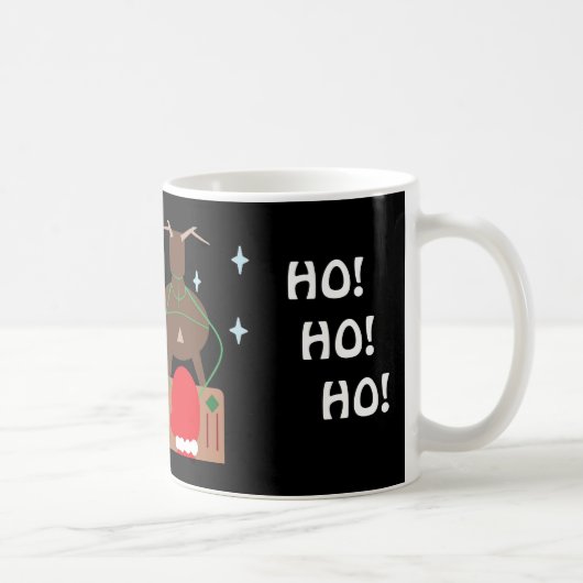 サンタそりとトナカイのクリスマスマグ コーヒーマグカップ (右)