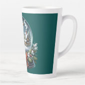 サンタそりに乗るスノーグローブワンダーランド カフェラテマグ (右)