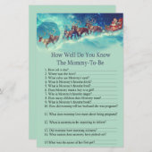 サンタそりのクリスマスどのように良くゲームを知っている (正面/裏面)