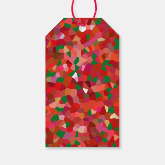 サンタそりのクリスマスオーナメント ギフトタグ (裏面)