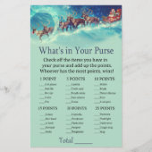 サンタそりのクリスマスバッグゲームの中に何がある (正面)