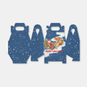 サンタそりのメリークリスマスのお願い箱 フェイバーボックス (折り畳みなし)