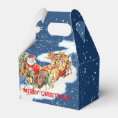 サンタそりのメリークリスマスのお願い箱 フェイバーボックス (正面サイド)