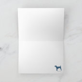 サンタそりを引くジャック・ラッセル シーズンカード (内部)