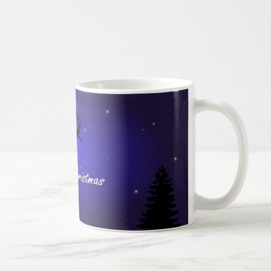 サンタそりムーンメリークリスマス コーヒーマグカップ (右)