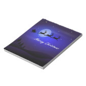 サンタそりムーンメリークリスマス ノートパッド (回転)