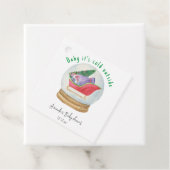 サンタそり – ベビー外は寒い フェイバータグ (インサイチュ)