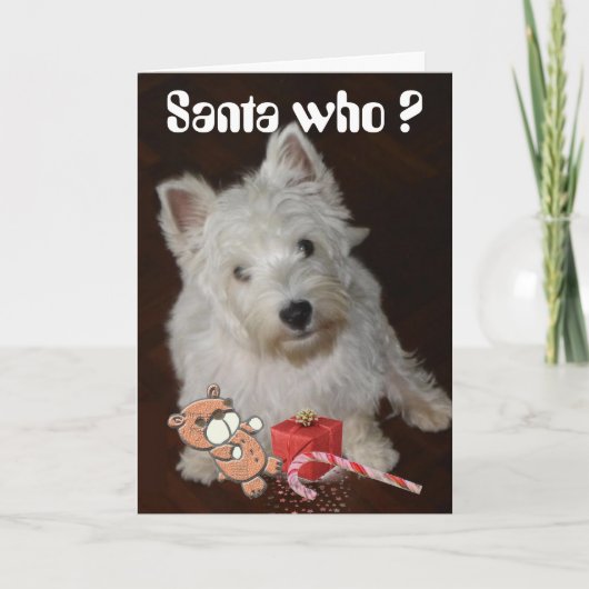 サンタって誰? シーズンカード (正面)