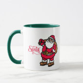 サンタでベレイヴ マグカップ (左)