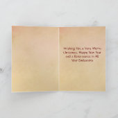 サンタとしてユーモアのあるなレオナルド シーズンカード (内部)