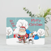 サンタとその犬 シーズンカード (スタンド正面)