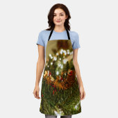 サンタとそりのエプロン エプロン (着用した状態)