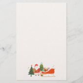 サンタとそりのクリスマス 便箋 (正面)