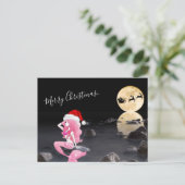 サンタとそりのメリークリスマスの人魚 シーズンポストカード (スタンド正面)