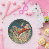 サンタとそりは小さい ペーパープレート (パーティー)