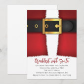 サンタとのクリスマス・ブレックファースト ご招待状 招待状 (正面/裏面)