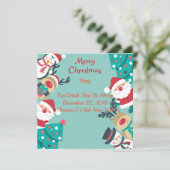 サンタとのクリスマス 招待状 (スタンド正面)