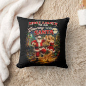 サンタとのダンス クッション (ブランケット)