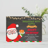サンタとのパンケーキ朝食パーティー 招待状 (スタンド正面)