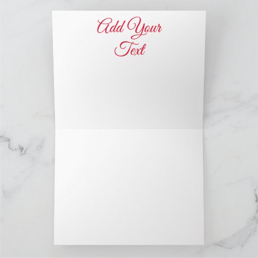 サンタとエルフのクリスマスキャラクターが親指を立てる カード (内部)