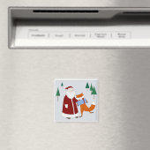 サンタとキツネ磁石 マグネット (インサイチュ (食洗機))