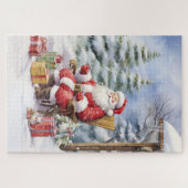 サンタとギフト ジグソーパズル (横)