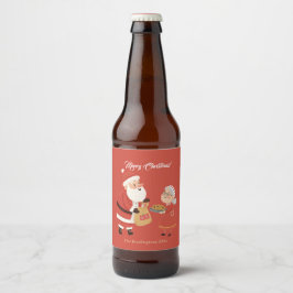 サンタとクラウス嬉しいクリスマス ビールラベル