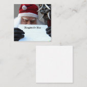 サンタとクランプスまいけなたは素敵なクリスマスカード ノートカード (正面/裏面)