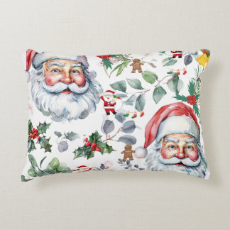 サンタとクリスマスカバー アクセントクッション
