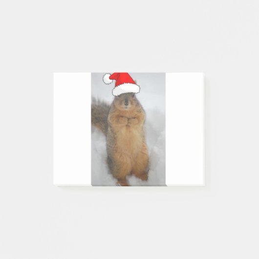 サンタとクリスマスリス ポストイット (正面)