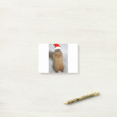 サンタとクリスマスリス ポストイット (デスク上)