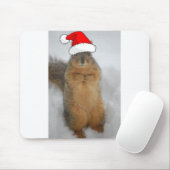 サンタとクリスマスリス マウスパッド (マウス)