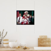サンタとグループを組む ポスター (キッチン)