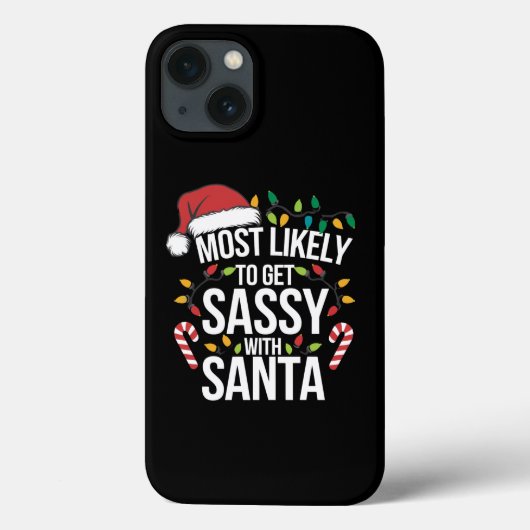 サンタとケンカするクリスマス Case-Mate iPhoneケース (裏面)