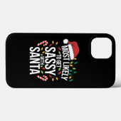 サンタとケンカするクリスマス Case-Mate iPhoneケース (裏面 (横))