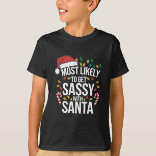 サンタとケンカするクリスマス Tシャツ