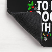 サンタとサッカーをする可能性大!楽しいクリスマスのユーモア マウスパッド (コーナー)